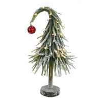 Light Up Spiky Curve Tree  46cm