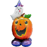 AirLoonz Balloon Halloween Pumpkin & Ghost 142cm