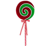 Red Green Curl Lollypop extra Large 85cm H