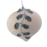 Champagne Silver Drop Hanging 11cm