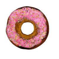 Hanging Pink Donut 14cm