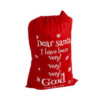 Sack Red with White Print / 1pc 3A 90 x 58cm