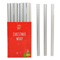 Wrap Paper 70cm X 5M Silver/Gold Assorted