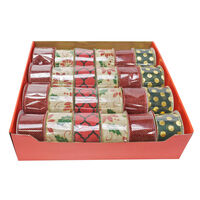 Ribbon Red 50Mm x 2.7M 4 Assorted
