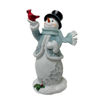 Snowman with Cardinal 24cm