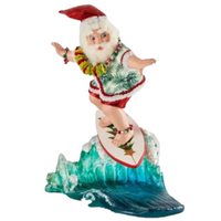 Katherine's Collection - Surfing Santa 35.5cm
