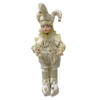 Gold Jester Standing Musical Wind Up 43cm