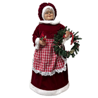 Large Mrs Claus Animated with Music 71cm