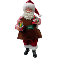 Standing Santa Clause Workshop 28cm