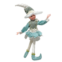 Sage Green Elf Girl Posable 45cm