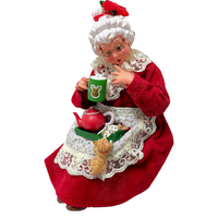 Mrs Santa Claus Tea Time 21cm