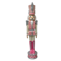 Pink & Silver Nutcracker 100cm