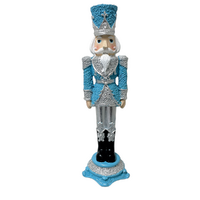 Blue & Silver Nutcracker Small 33cm