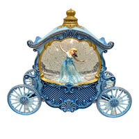 Lantern Blue Princess Carriage 22cm
