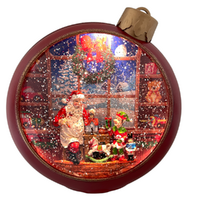 Lantern Bauble Santa Workshop