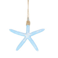 Starfish Hanging Blue 12cm