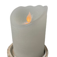 Heaven LED Wax Pillar Candle 15cm