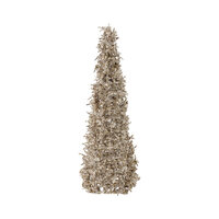 Ice crystal Champagne Cone Tree 46cm