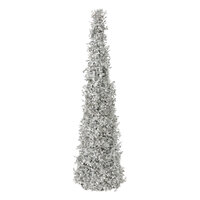 Ice Silver Cone Tree with crystals 61cm