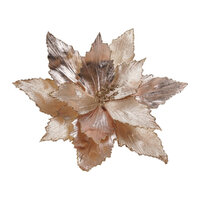 Clip Poinsettia Dusky Pink 30cm