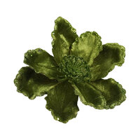 Magnolia Sage Glitter Edge 6.5cm