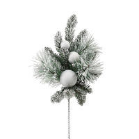 Frosted White Ball Spray PVC 50cm