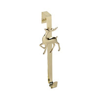 Wreath Holder Deer Gold 38cm
