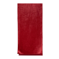 Red Luxe Velvet Table Runner 2m