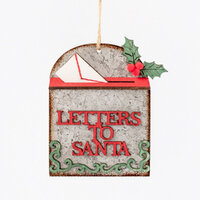Letters To Santa Hanging Ornament 11cm