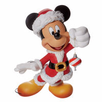 Santa Mickey Statue 40cm