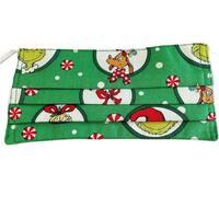Face Mask - Grinch, Max and Cindy Lou