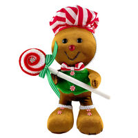 Mr Gingerbread Red Lollypop 26cm