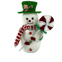 Candy Snowman Red Green