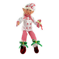 Candy Cane Chef Elf 46cm