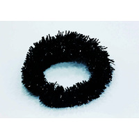 Wired PVC Tinsel Black 5.5m