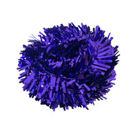 Wired PVC Tinsel Purple 5m