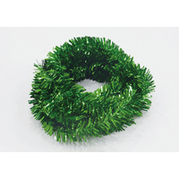 Wired PVC Tinsel Green 5.5m