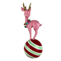 Reindeer Balancing on Ball 42cm