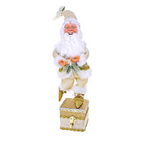 Elf Stocking Hanger Ivory 38cm