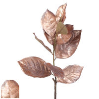 Copper Magnolia Leaf Stem 64cm