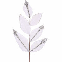 Ivory Glitter Stem 70cm