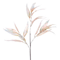 Gold Eucalyptus Leaf Stem 72cm