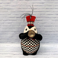 Penguins Red/Black 32cm - Check