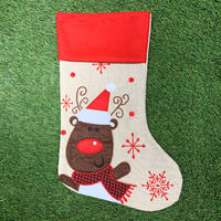 Reindeer Vintage Stocking 47cm
