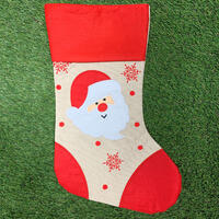 Santa Red Vintage Stocking 47cm