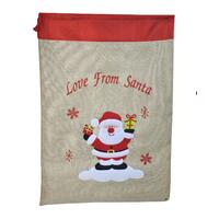 Vintage Sack Love from Santa 69cm