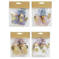 Angel Glitter Hanging Deco 2pack