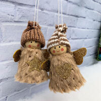 Angel Hanging Deco 2 pc - Natural
