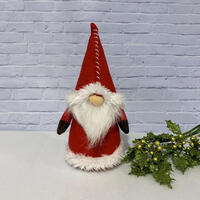 Nordic Santa Gnome 35cm - Brown Mitts