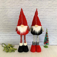 Deco Nordic Santa W/Stripes 60cm 2asst